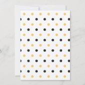 Erstgeburt Bienentag Hummelgengeschlecht neutral Einladung (Rückseite)