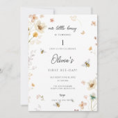 Erstgeburt der Biene, unser kleiner Honig ist eine Einladung (Vorderseite)