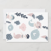 Erstgeburt Kleine Meerjungfrau Einladung (Rückseite)