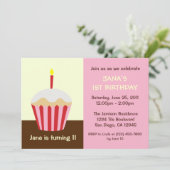 Erstgeburteneinladung für Baby Einladung (Stehend Vorderseite)