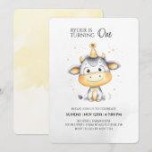 Erstgeburteneinladung von landwirtschaftlichen Nut Einladung (Vorne/Hinten)