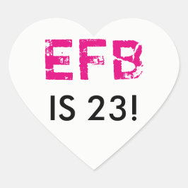 Erstgeburtenheftsticker Herz-Aufkleber