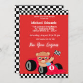 Erstgeburtenrennen für Jungen Einladung (Vorne/Hinten)