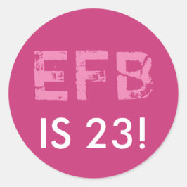 Erstgeburtenrundkleber Runder Aufkleber