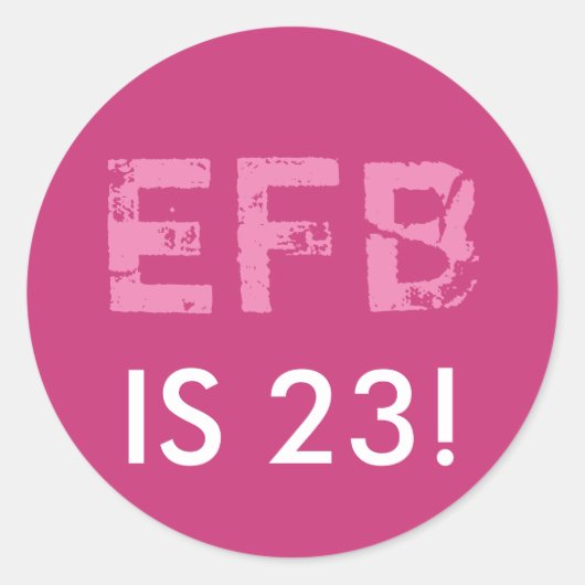 Erstgeburtenrundkleber Runder Aufkleber (Vorderseite)