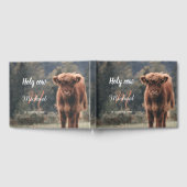 Erstgeburtsfeier des Hochlandkuhkalbs in Monogramm Gästebuch (Voll)