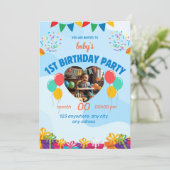 Erstgeburtskarte Einladung (Stehend Vorderseite)