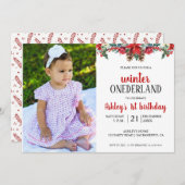 Erstgeburtskinder Einladung zum Winter ONEderland (Vorne/Hinten)