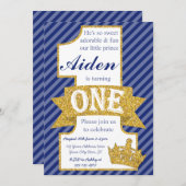 Erstgeburtstag Einladung mit Umschlägen (Vorne/Hinten)