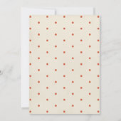 Erstgeburtstag kleine Liebe Bug Baby Einladung (Rückseite)