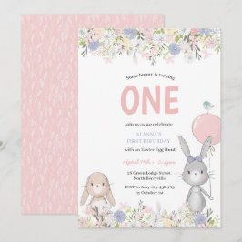 Erstgeburtstag Ostern Sonnige Einladung