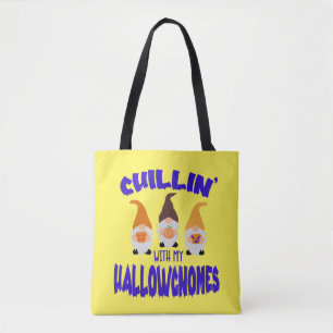 Ersticken mit Halloween-Gnomen-Trick oder Tasche b