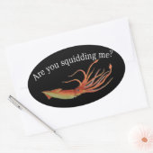 ersticken ovaler aufkleber (Umschlag)