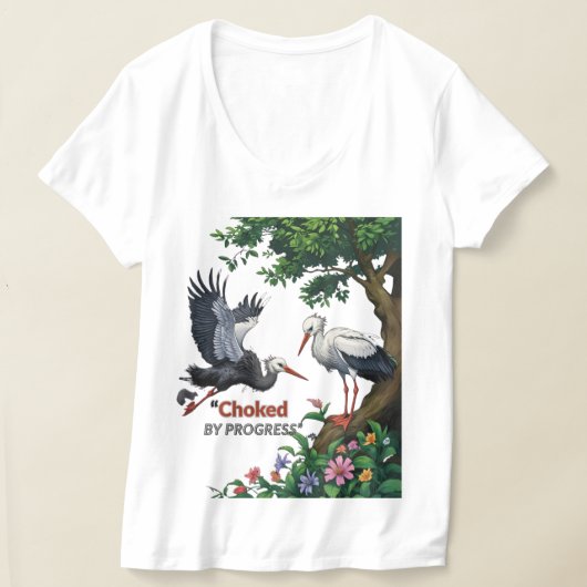 Erstickt vom Fortschritt T-Shirt (Ablage )
