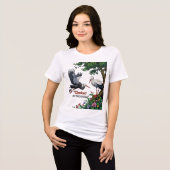 Erstickt vom Fortschritt Tri-Blend Shirt (Vorderseite voll)