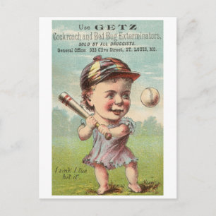 Erstickungskakerlaken und Bettfehler Postkarte