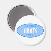 Erstklasseklub (blau) magnet (Vorderseite/Rückseite)