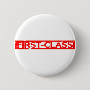 Erstklassige Briefmarke Button