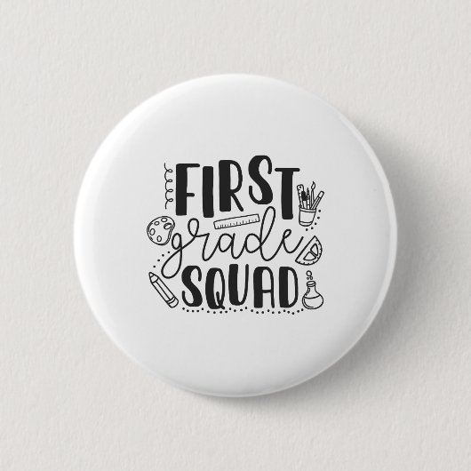 Erstklassige Gruppenlehrerin Button (Vorderseite)