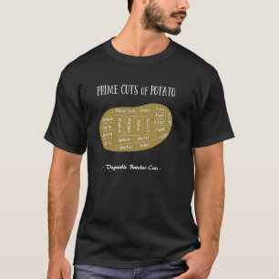 Erstklassige Kartoffel-Gemüse-Schlachter Schnitte  T-Shirt