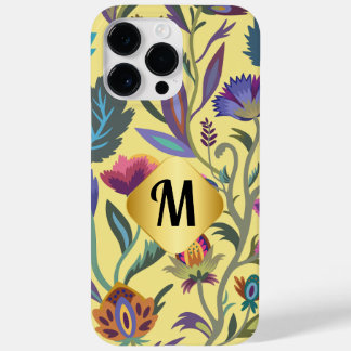 Erstklassige Luxus goldene Runde l Viktorianisch Case-Mate iPhone 14 Pro Max Hülle