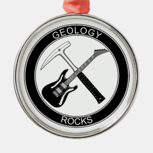 Erstklassige runde Verzierungs-Geologie-Felsen Silbernes Ornament