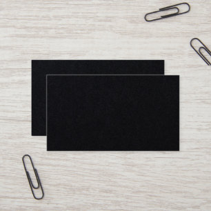 Erstklassige schwarze StandardVisitenkarte Visitenkarte