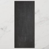 Erstklassige Tafelzuckerschädel-Menükarte 4 x Menükarte (Rückseite)