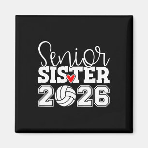 Erstklassige Volleyball-Schwester 2026 Team Cl Abs Magnet