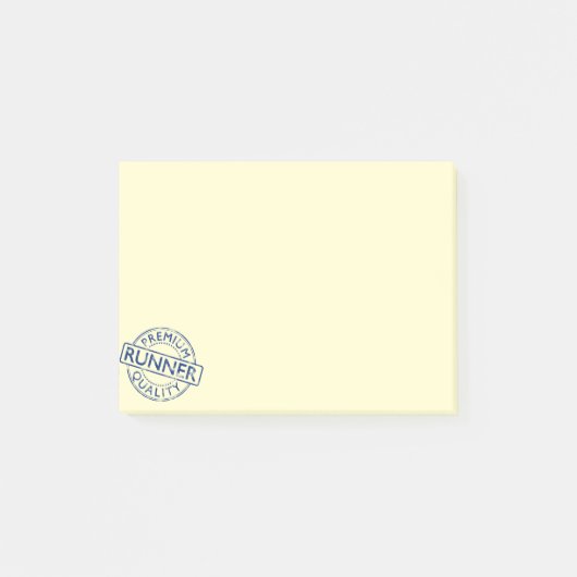 Erstklassiger Qualitäts-Läufer Post-it Klebezettel (Vorderseite)
