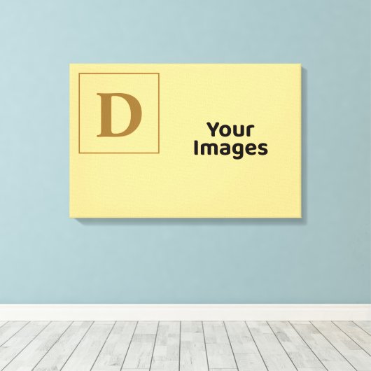 Erstklassiges Foto-Display der Champagnerfamilie Leinwanddruck (Insitu (Holzboden))