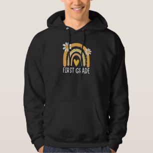 Erstklassiges Lehrerleben Cute Boho Regenbogen Ins Hoodie