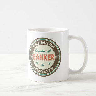 Erstklassiges Qualitäts-Banker-(lustiges) Geschenk Kaffeetasse