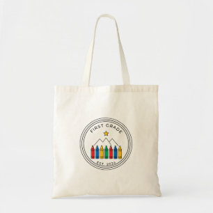 Erstklassiges T-Shirt   Crayon Forest Mountain Des Tragetasche