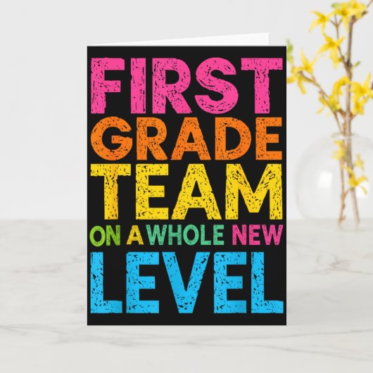 Erstklassiges Team auf einem völlig neuen Level Le Karte (Gelbe Blume)