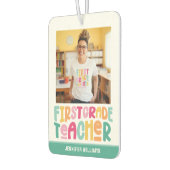 Erstklasslehrerin Farbiger Text Foto Autolufterfrischer (Links)