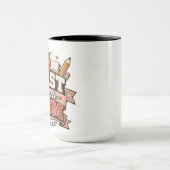 Erstklässler-Mama Retro-Schul-Design Tasse (Zentrum)