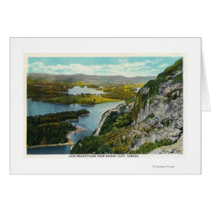 Erstklippen-Ansicht von See Megunticook