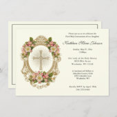 Erstkommunale Einladungen des katholischen Blumenk (Vorne/Hinten)