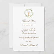 Erstkommunion Dankeschön