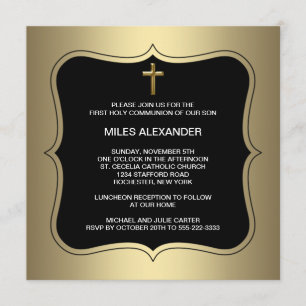 Erstkommunion der Black Cross Boys Einladung