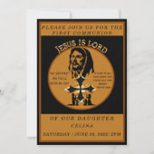 Erstkommunion Einladung (Vorderseite)