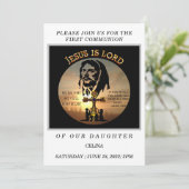 Erstkommunion Einladung (Stehend Vorderseite)