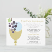 Erstkommunion Einladung (Stehend Vorderseite)
