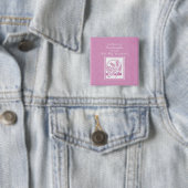 Erstkommunion Enkelin, Rosa Button (Beispiel)