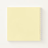 Erstkommunion-Gästebuch Mimosa Notizblock (Rückseite)