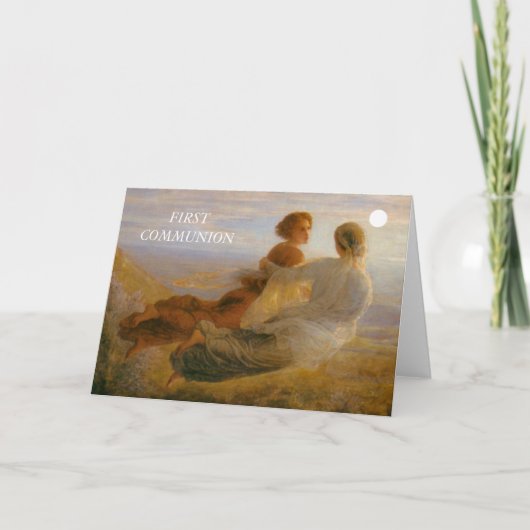 Erstkommunion Karte (Vorderseite)
