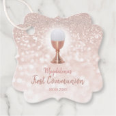 Erstkommunion | Mädchen Geschenkanhänger (Vorderseite)