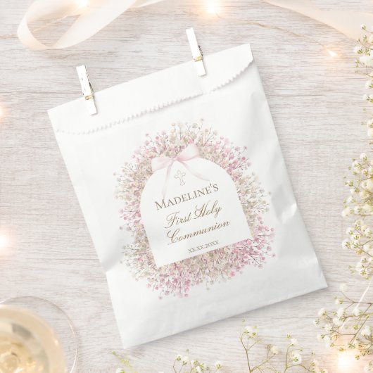 Erstkommunion Mädchen Geschenktütchen (Ausgeschnitten)
