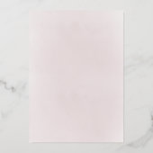 Erstkommunion Mädchen Kelch Hostie Folieneinladung (Rückseite)